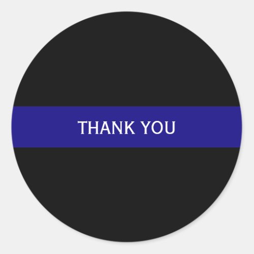 Thin Blue Line Personalized Sticker