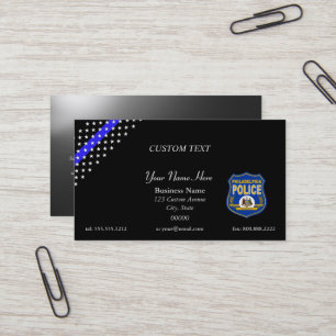 Thin Blue Line Philadelphia Business Card