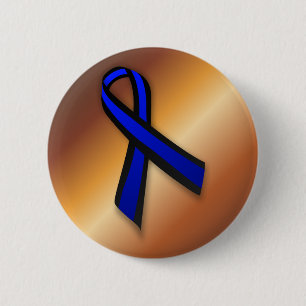 Thin Blue Line Pinback Button