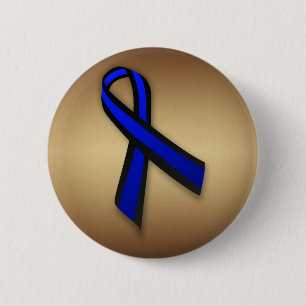 Thin Blue Line Pinback Button