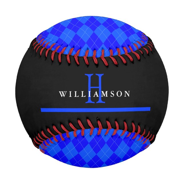 Thin Blue Line Police Anniversary Custom Baseball (Front)