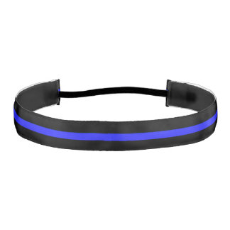 Thin Blue Line Police Athletic Headband
