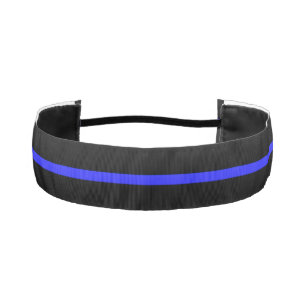 Thin Blue Line Police Athletic Headband
