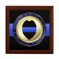 Thin Blue Line - Police Challenge Coin Box