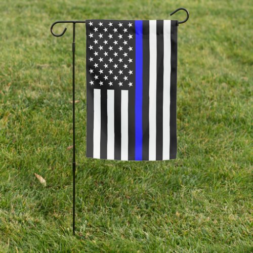 Thin Blue Line Police Cops American Flag