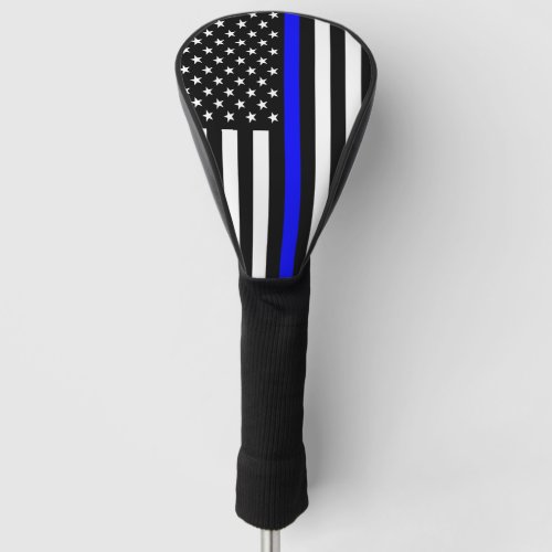 Thin Blue Line Police Cops American Flag Golf Head Cover