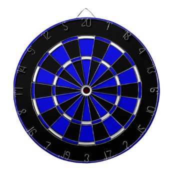 Thin Blue Line Police Dart Board by ThinBlueLineDesign at Zazzle