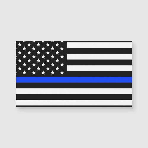 Thin Blue Line Police Flag