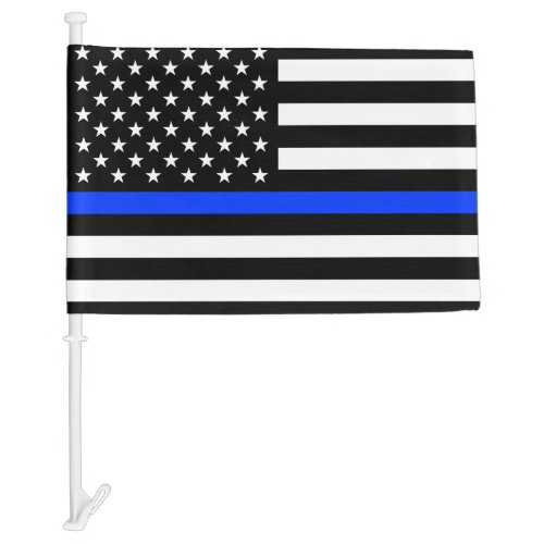 Thin Blue Line Police Flag