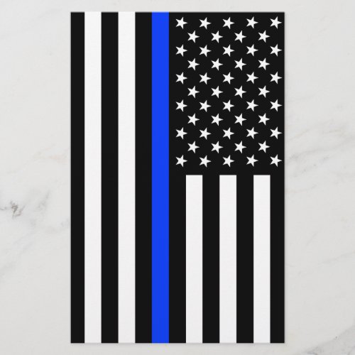 Thin Blue Line Police Flag Flyer