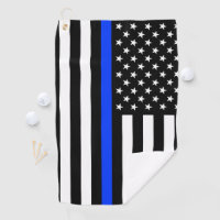 Thin Blue Line Police Flag