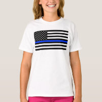 Thin Blue Line Police Flag