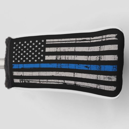 Thin Blue Line _  Police Gift _ Police Officer Golf Head Cover