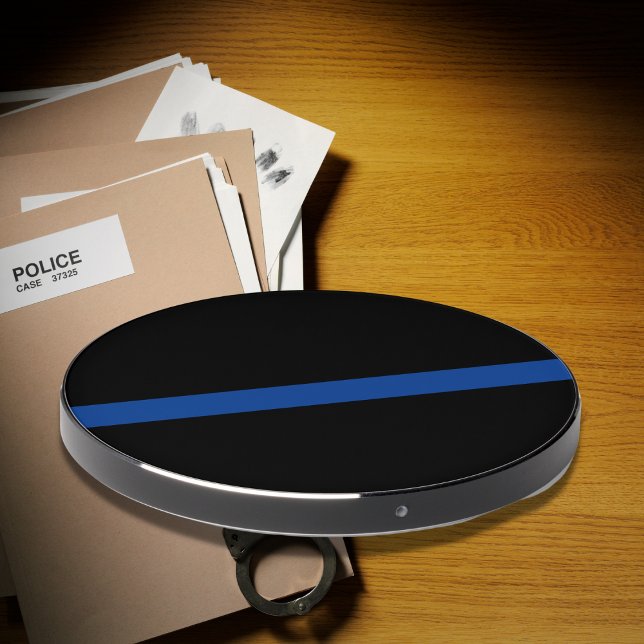 Thin Blue Line Police Law Enforcement Gift Wireless Charger (Creator Uploaded)