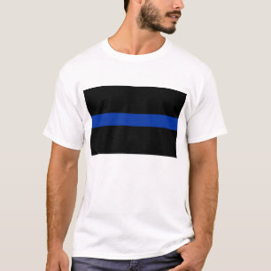 thin blue line police law T-Shirt