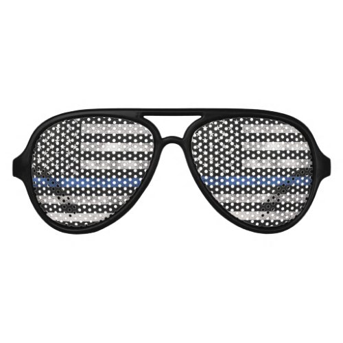 Thin Blue Line Police LEO Sunglasses