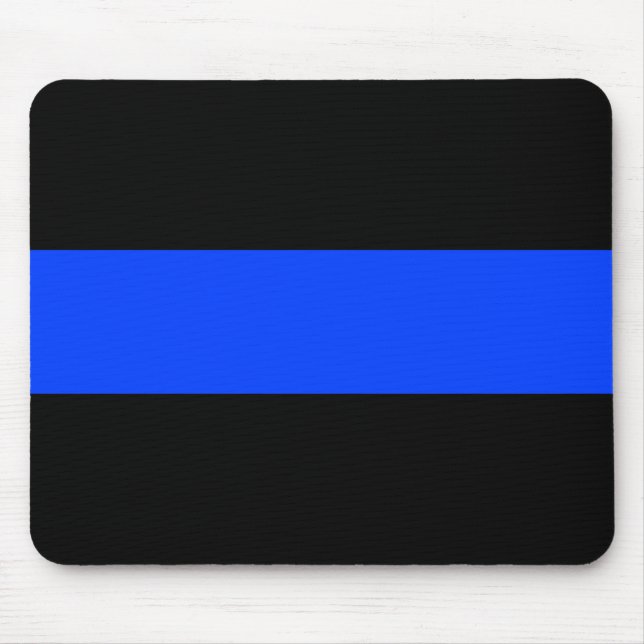 Thin Blue Line Police Mouse Pad (Front)