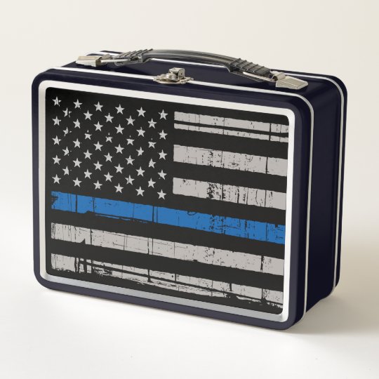 thin blue line lunch box