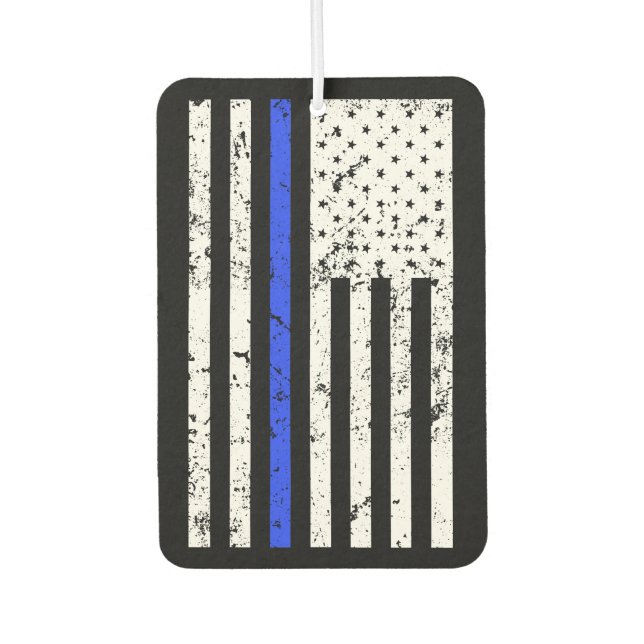 Thin Blue Line - Police Officer - Car Freshner Car Air Freshener (Front)