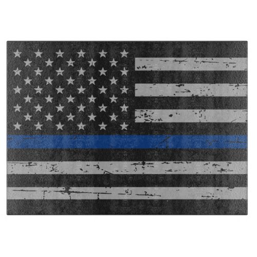 Thin Blue Line _ Police Officer _ K9 Police Dog Cutting Board