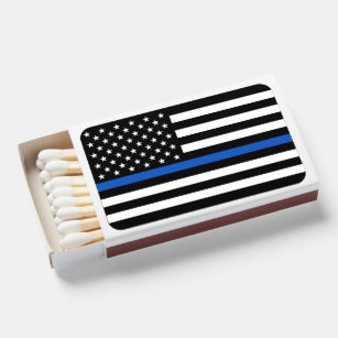 Thin Blue Line Police Officer     Matchboxes