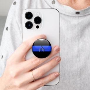 Thin Blue Line Police Sergeant PopSocket
