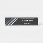 Thin Blue Line Police Stars Stripes Monogram