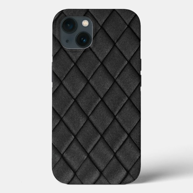 Thin Blue Line - Police Tuck and Roll Basket Weave Case-Mate iPhone Case (Back)
