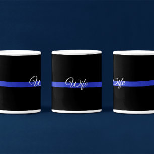Thin Blue Line: Police Wife Coffee Mug