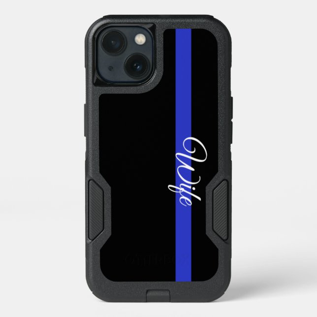 Thin Blue Line: Police Wife Otterbox Iphone 6/6s C (Back)