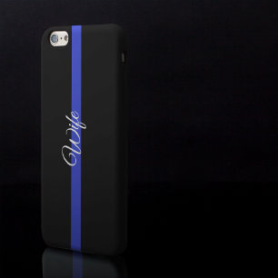Thin Blue Line: Police Wife Clear iPhone 6/6S Case