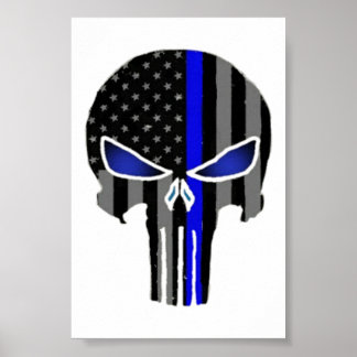 Thin Blue Line Poster