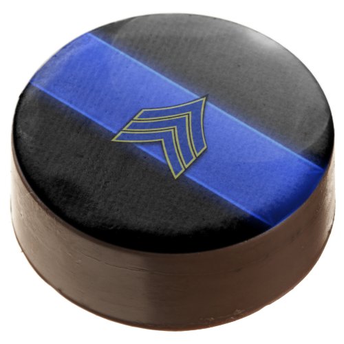 Thin Blue Line Promotion Party Dessert Chocolate Covered Oreo