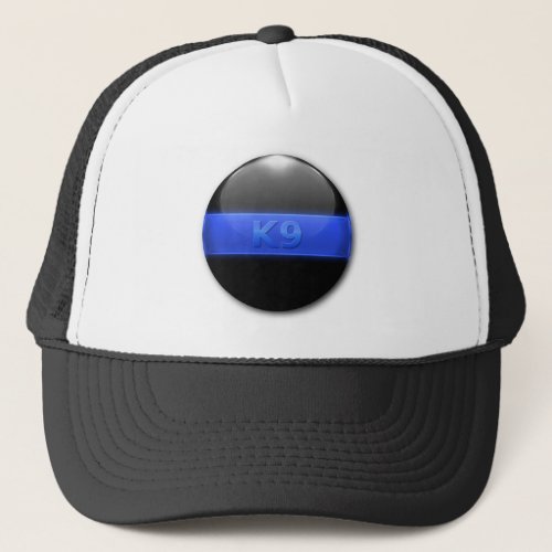 Thin Blue Line _ Retired Officer Trucker Hat