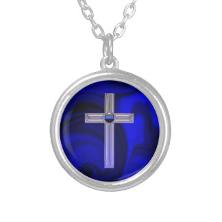 Thin Blue Line Safety Prayer Pendant