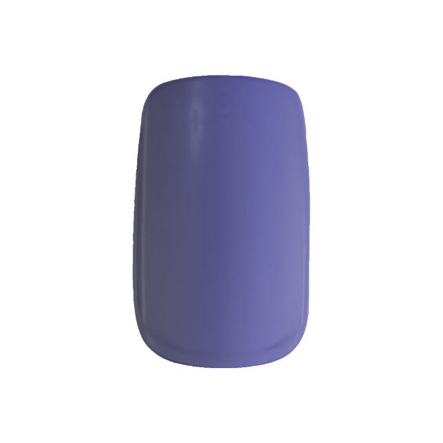 Thin Blue Line Shadowed Blue Minx Nail Wraps (Right Thumb)