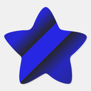 Thin Blue Line Star Sticker