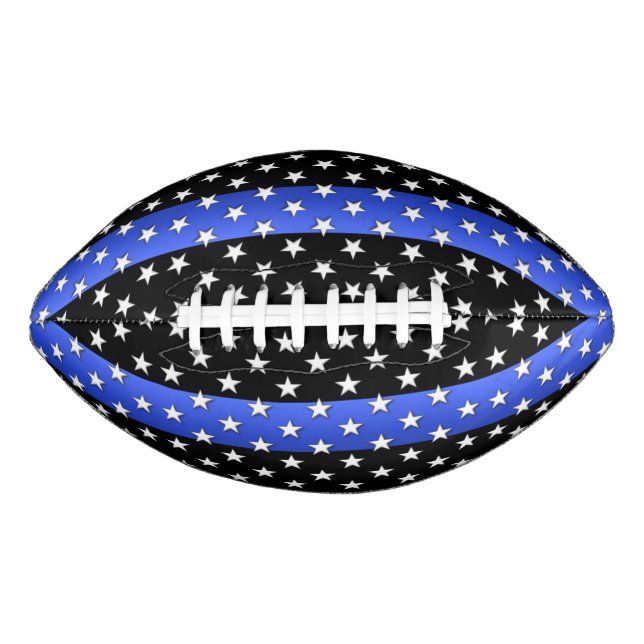 Thin Blue Line Stars Football (Front)