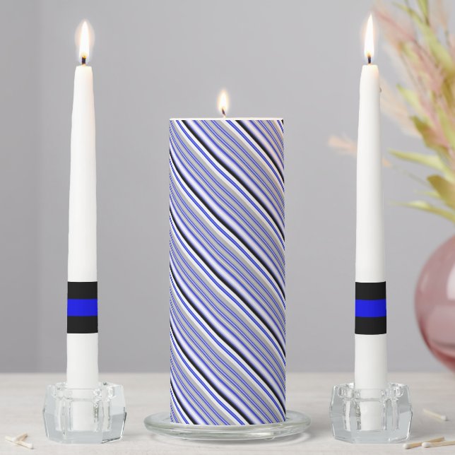 Thin Blue Line Stunning Candle Set (In Situ)