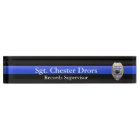 Thin Blue Line - Super Hi Res Police Supvr Badge