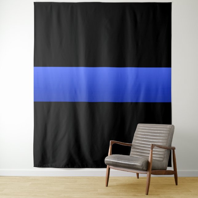 Thin Blue Line Tapestry (In Situ)