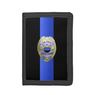 Thin Blue Line Tri-fold Wallet