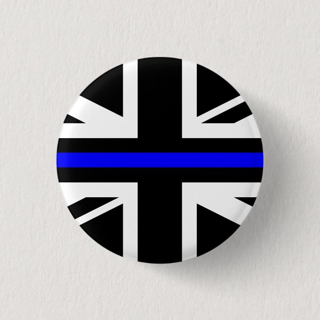 Thin Blue Line - UK Button (Front)