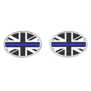 Thin Blue Line - UK Cufflinks
