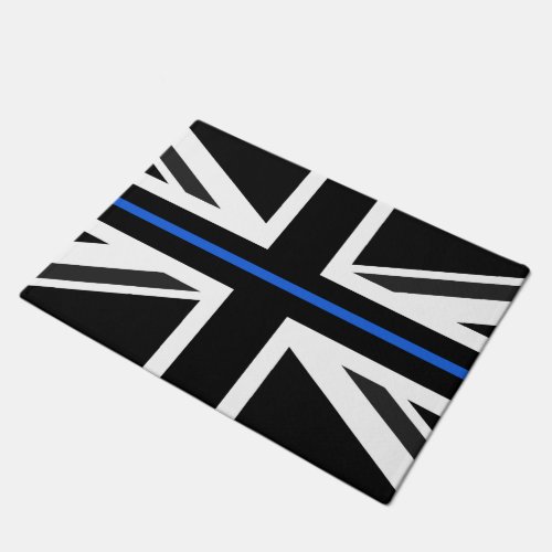 Thin Blue Line UK Flag Doormat