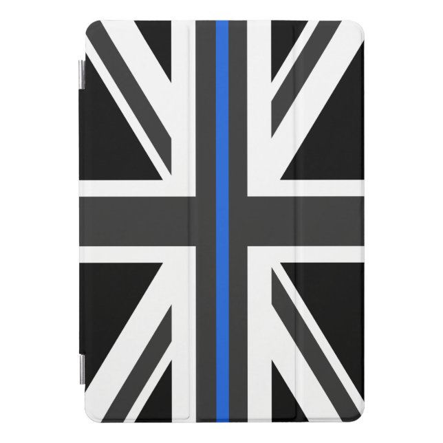 Thin Blue Line UK Flag iPad Pro Cover (Front)