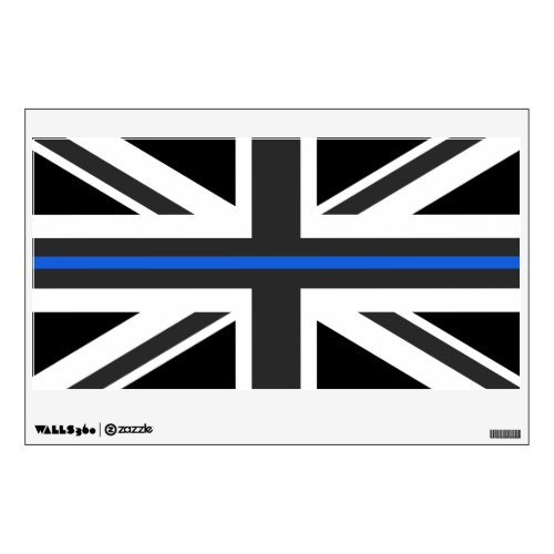Thin Blue Line UK Flag Wall Sticker