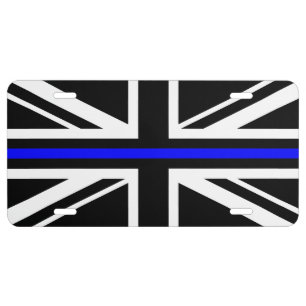 Thin Blue Line - UK License Plate