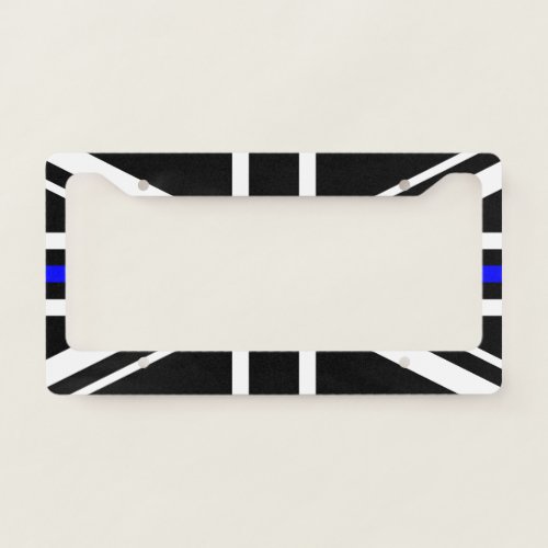 Thin Blue Line _ UK License Plate Frame