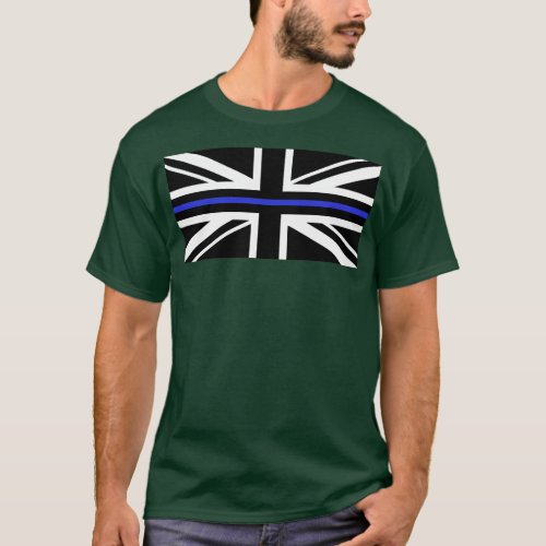 Thin Blue Line UK Police T_Shirt